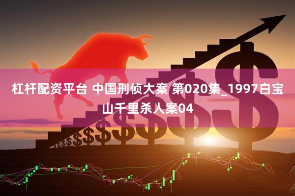 杠杆配资平台 中国刑侦大案 第020集_1997白宝山千里杀人案04